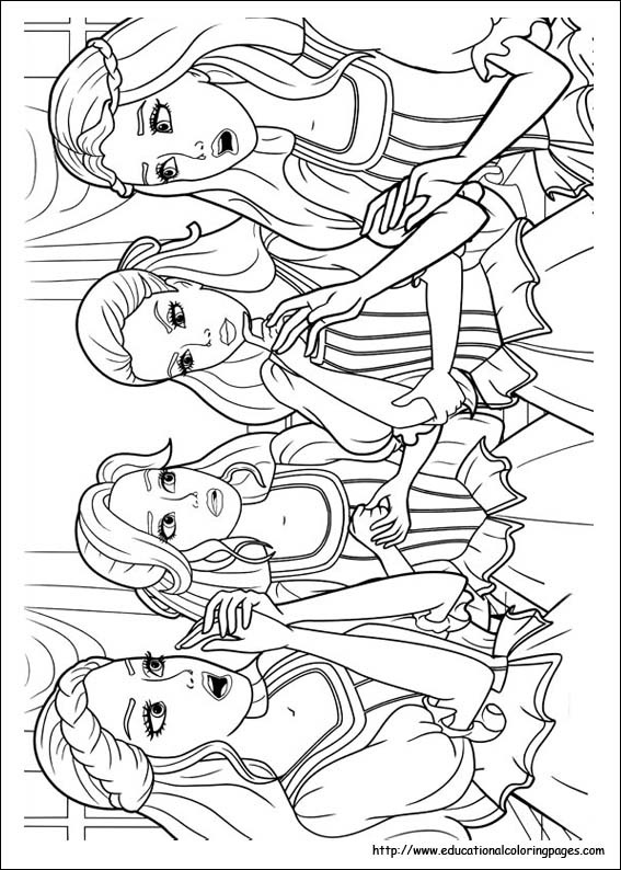 Barbie Thanksgiving Coloring Pages at GetColorings.com | Free printable