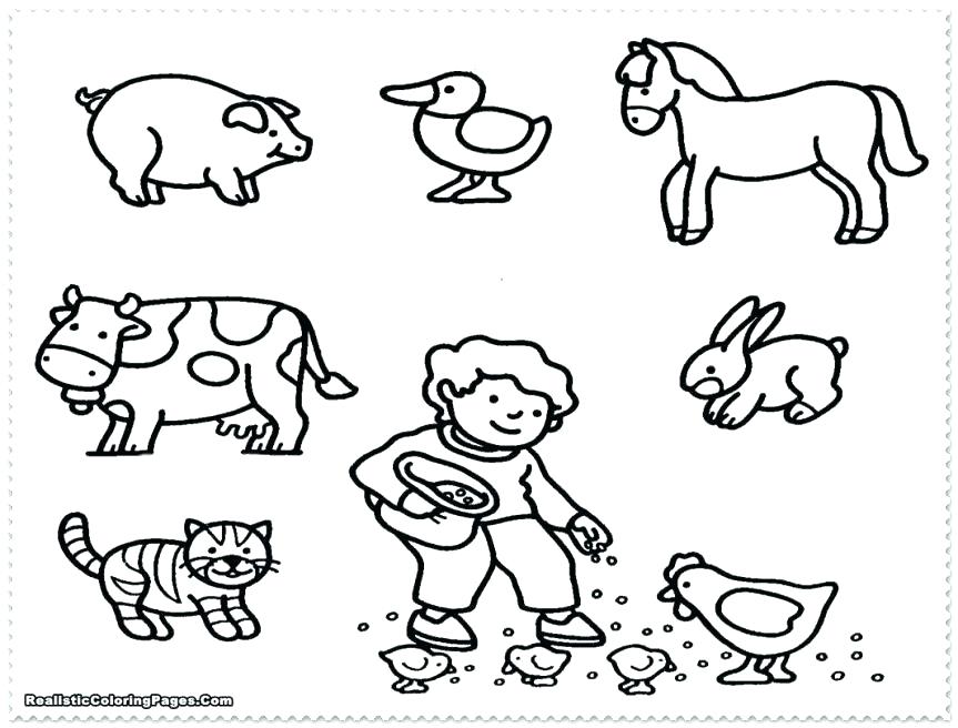 10 Barn Animal Coloring Pages for Creative Little Farmers