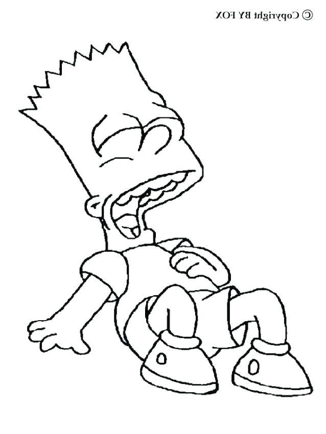 Bart Simpson Coloring Pages At Getcolorings Free Printable