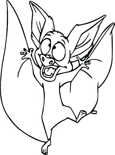 372x500 Coloring Pages Bats Cute How To Draw A Bat