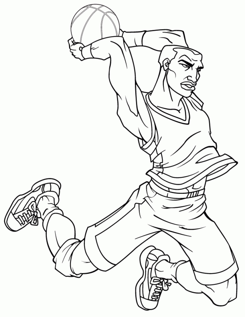 Printable Nba Coloring Pages