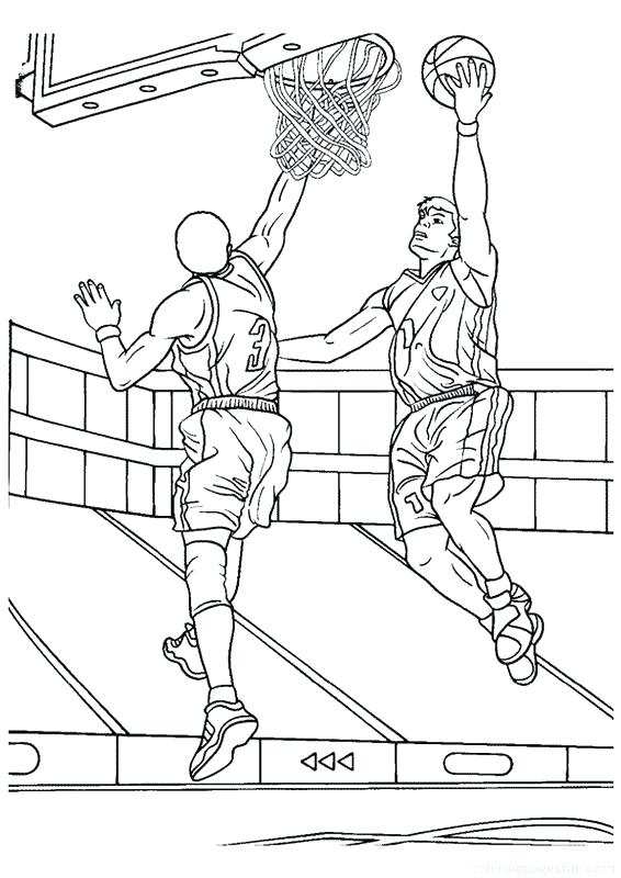 Basketball Coloring Pages Nba Players At GetColorings.com | Free ...