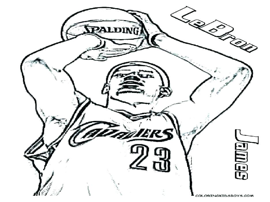 Basketball Goal Coloring Pages At Getcolorings.com 