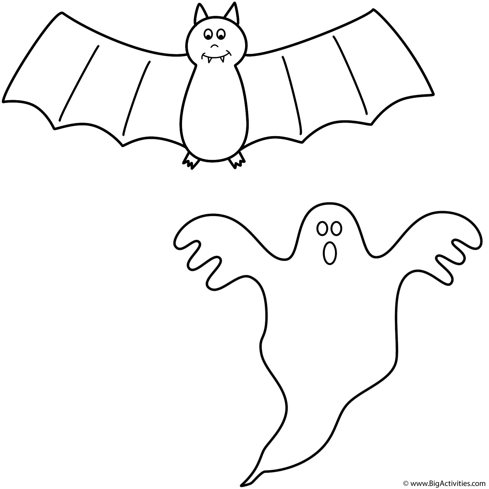 Bat Coloring Pages Preschool at GetColorings.com | Free printable
