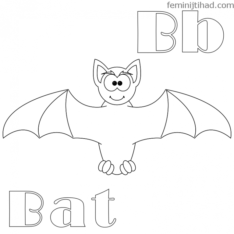 Bat Coloring Pages Preschool At Getcolorings.com 