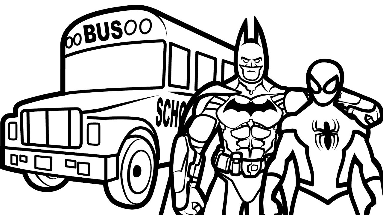 Dive into the Thrilling World of Batman and Spiderman with 10 Action-Packed Coloring Pages