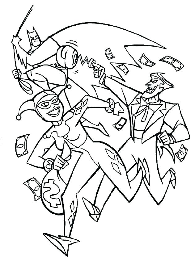 Batman Joker Coloring Pages At GetColorings Free Printable 