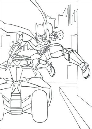 300x420 Batmobile Coloring Pages Batman Page