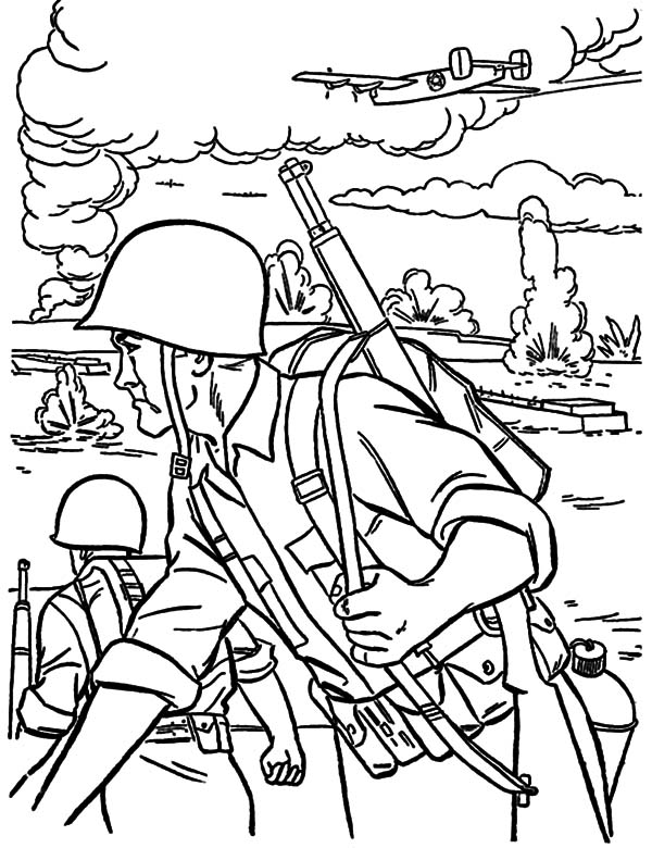 Battle Coloring Pages at GetColorings.com | Free printable colorings