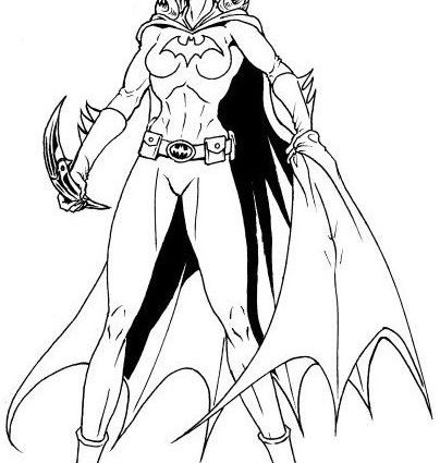 Batwoman Coloring Pages at GetColorings.com | Free printable colorings