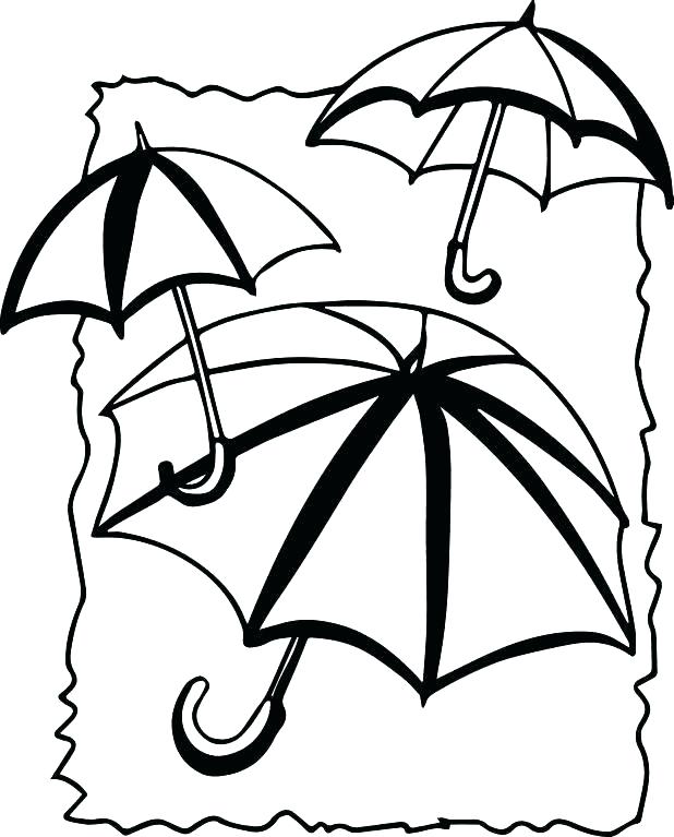 Beach Umbrella Coloring Page at GetColorings.com | Free printable