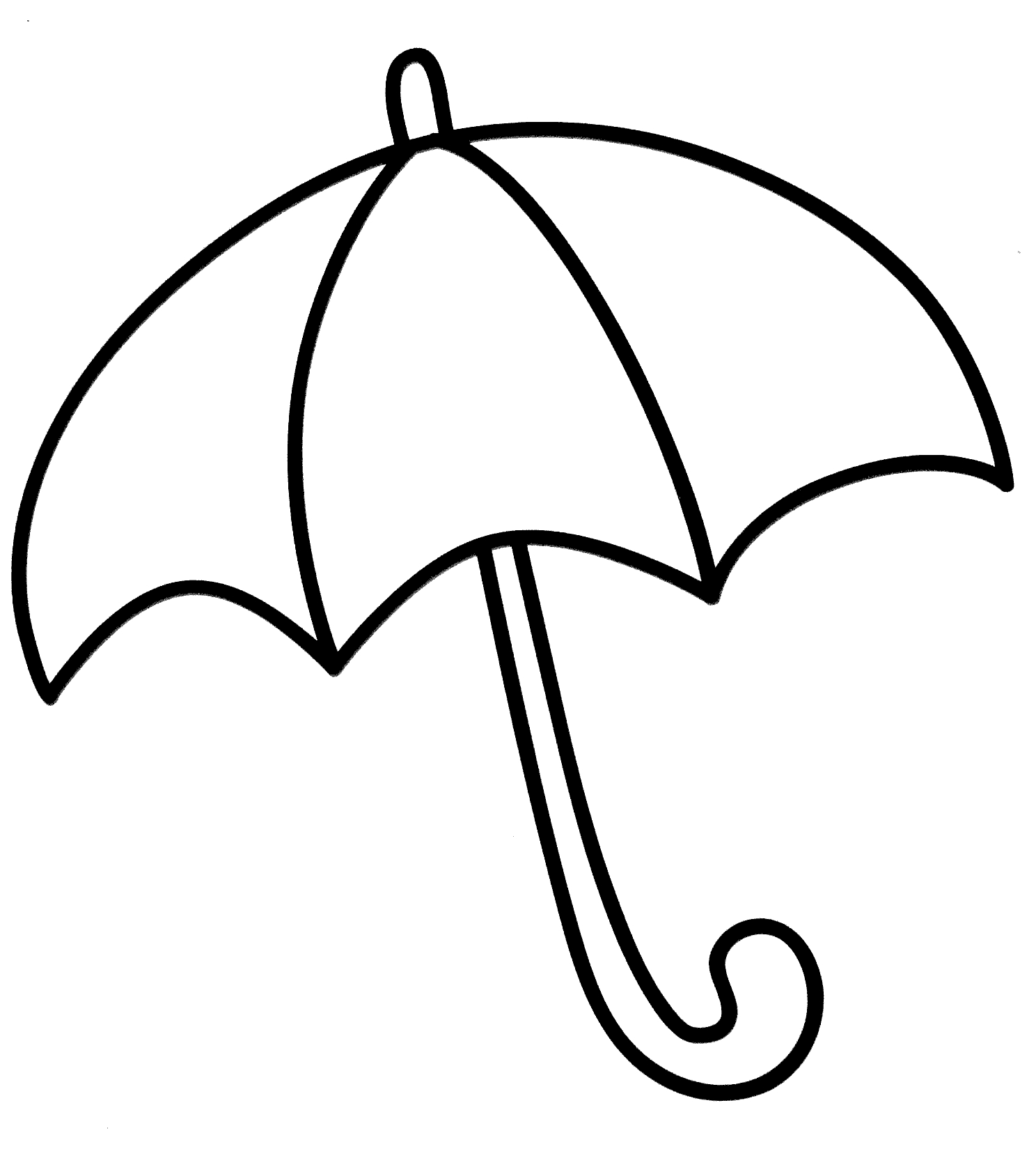 Beach Umbrella Coloring Page at Free printable
