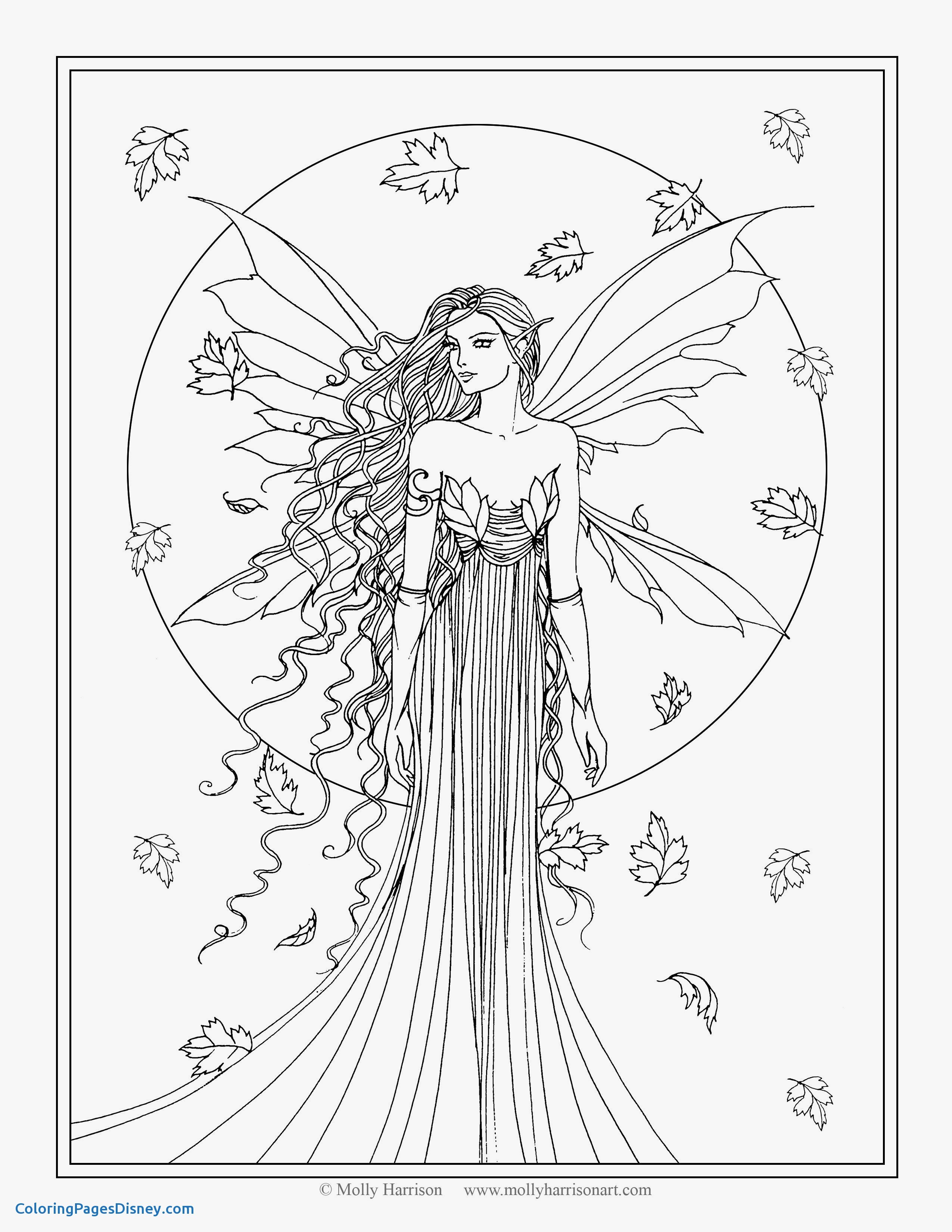 Beautiful Fairy Coloring Pages At Getcolorings.com | Free Printable