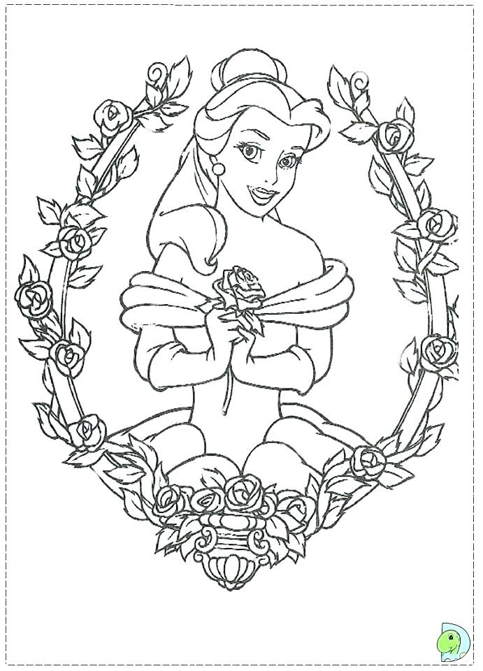 Beauty And The Beast Rose Coloring Pages At GetColorings Free 