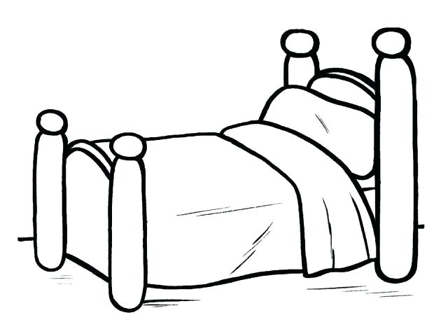 Bed Coloring Page at GetColorings.com | Free printable colorings pages
