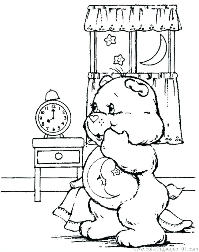 Bed Coloring Page at GetColorings.com | Free printable colorings pages