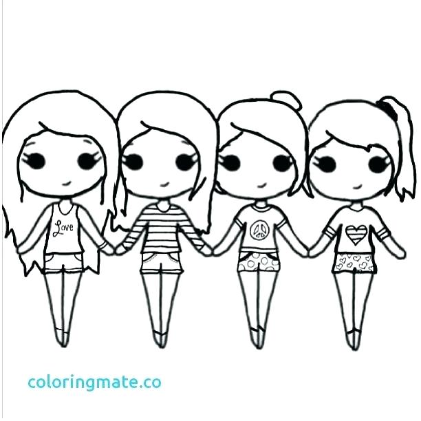 Best Friend Coloring Pages To Print At Getcolorings Free