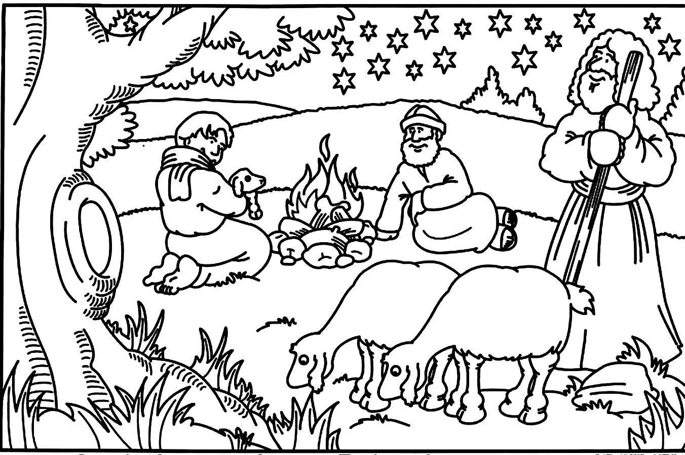 Bible Story Coloring Pages at GetColorings.com | Free printable