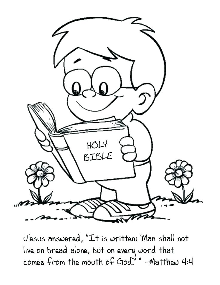 Bible Study Coloring Pages at Free