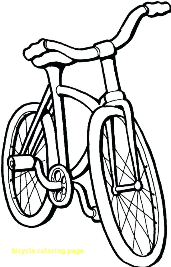 Bicycle Coloring Page At Getcolorings.com | Free Printable Colorings