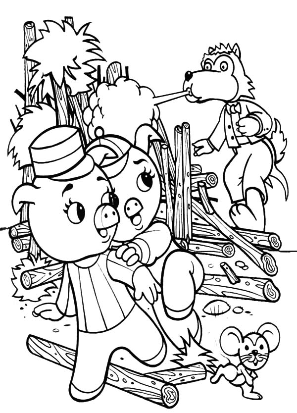 Big Bad Wolf Coloring Page at GetColorings.com | Free printable