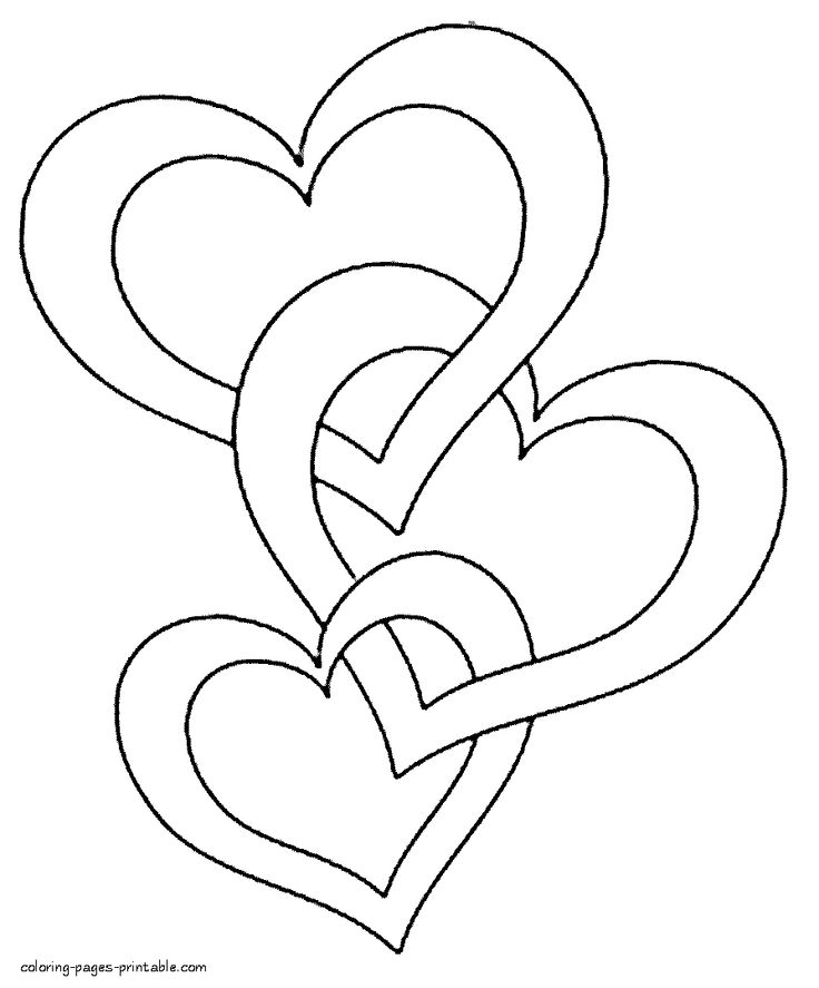 Big Heart Coloring Pages at GetColorings.com | Free printable colorings