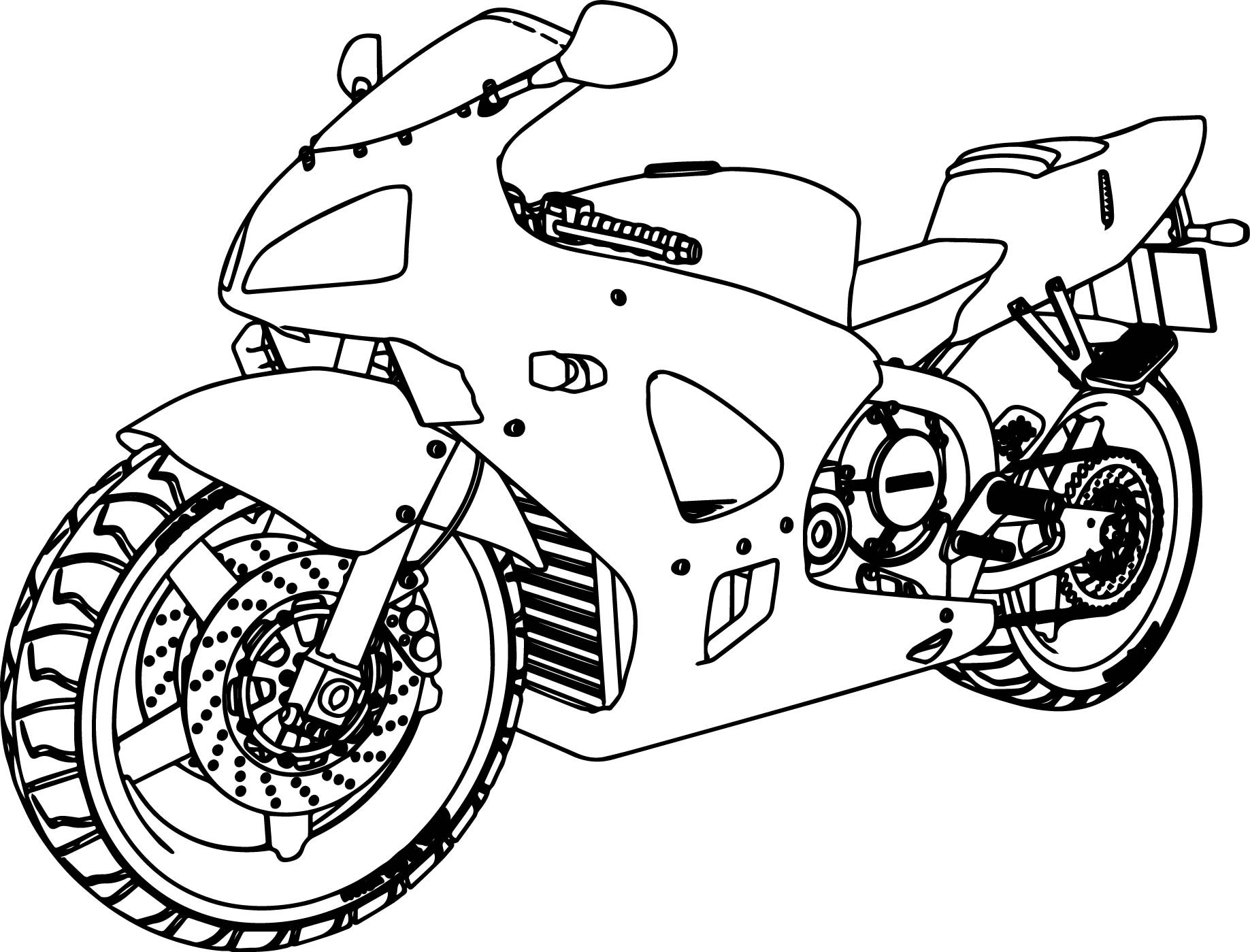 Раскраски для мальчиков мотоциклы