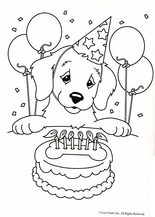 Birthday Coloring Pages At Getcolorings.com | Free Printable Colorings