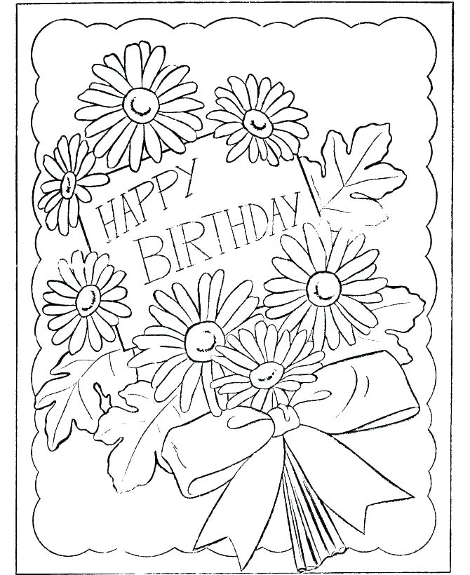 Free Printable Happy Birthday Coloring Page Download It At Free Printable Birthday Cards 6281