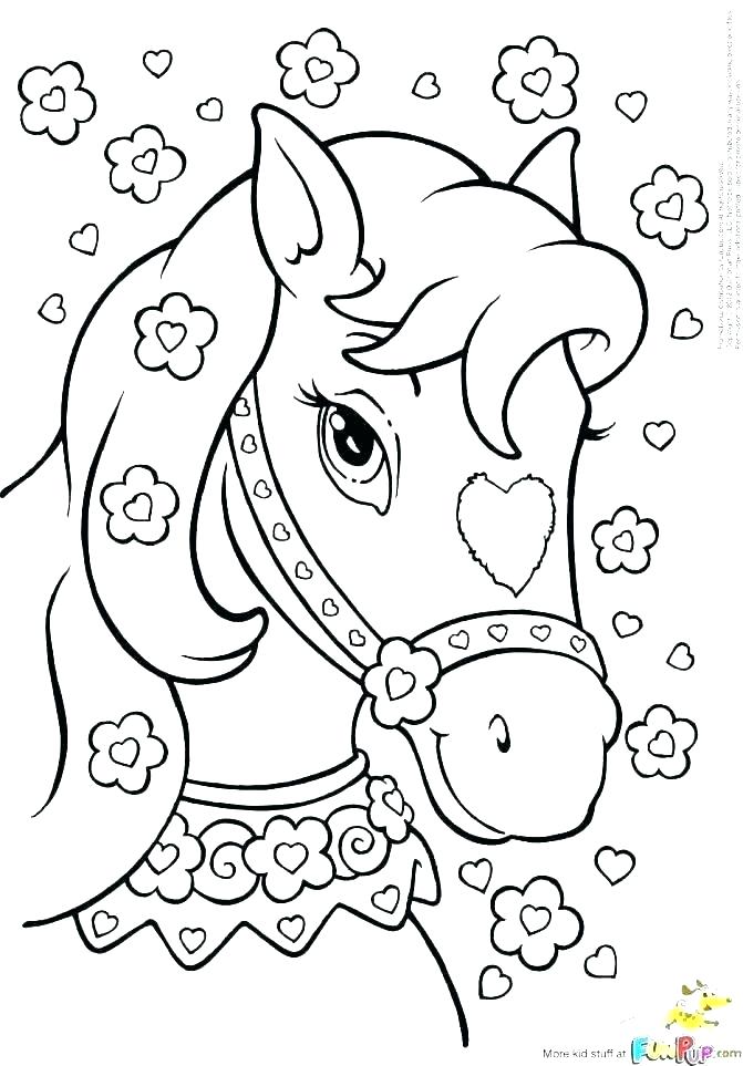 Black And White Horse Coloring Pages at GetColorings.com | Free