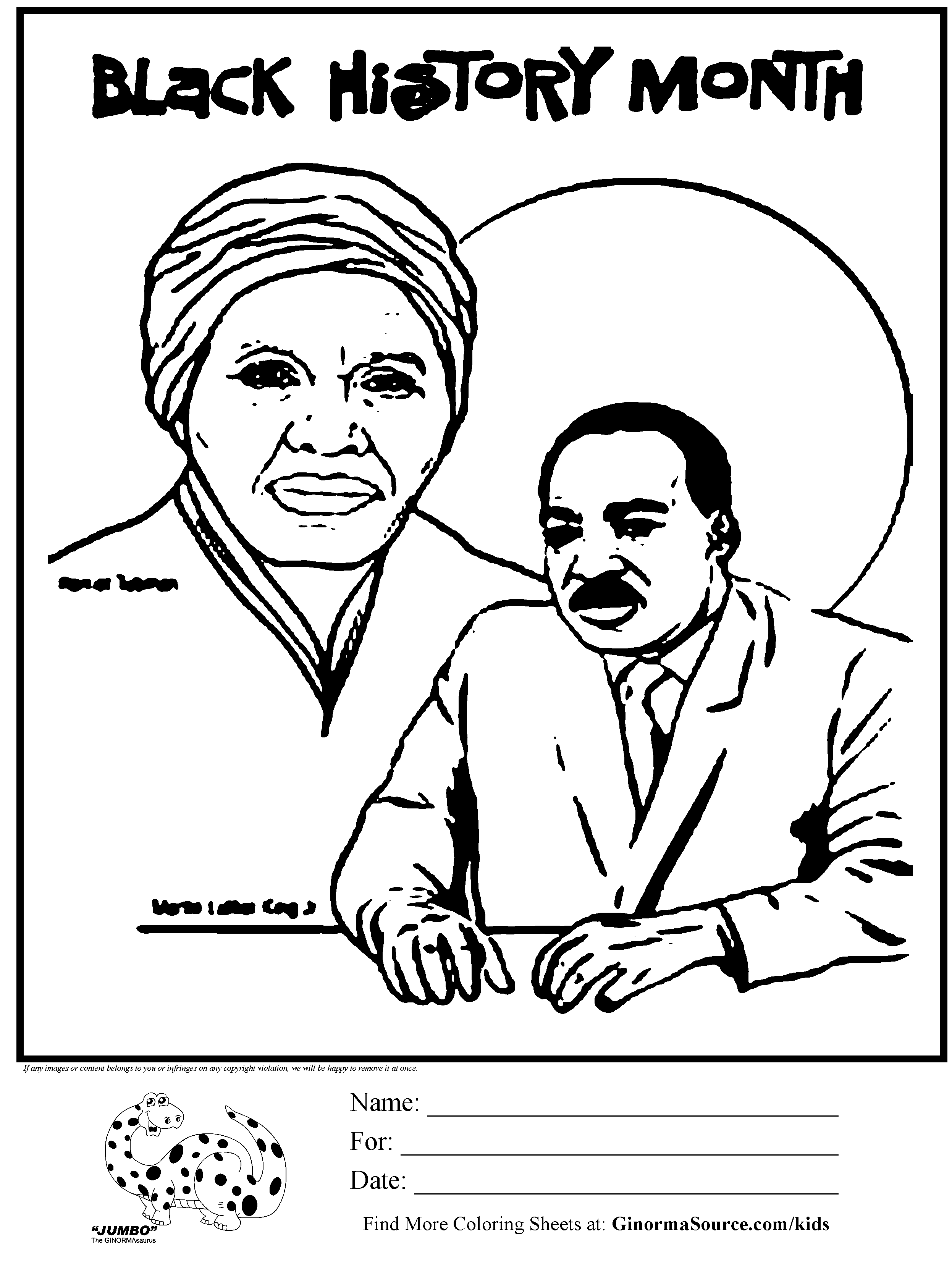Black History Coloring Pages at Free printable