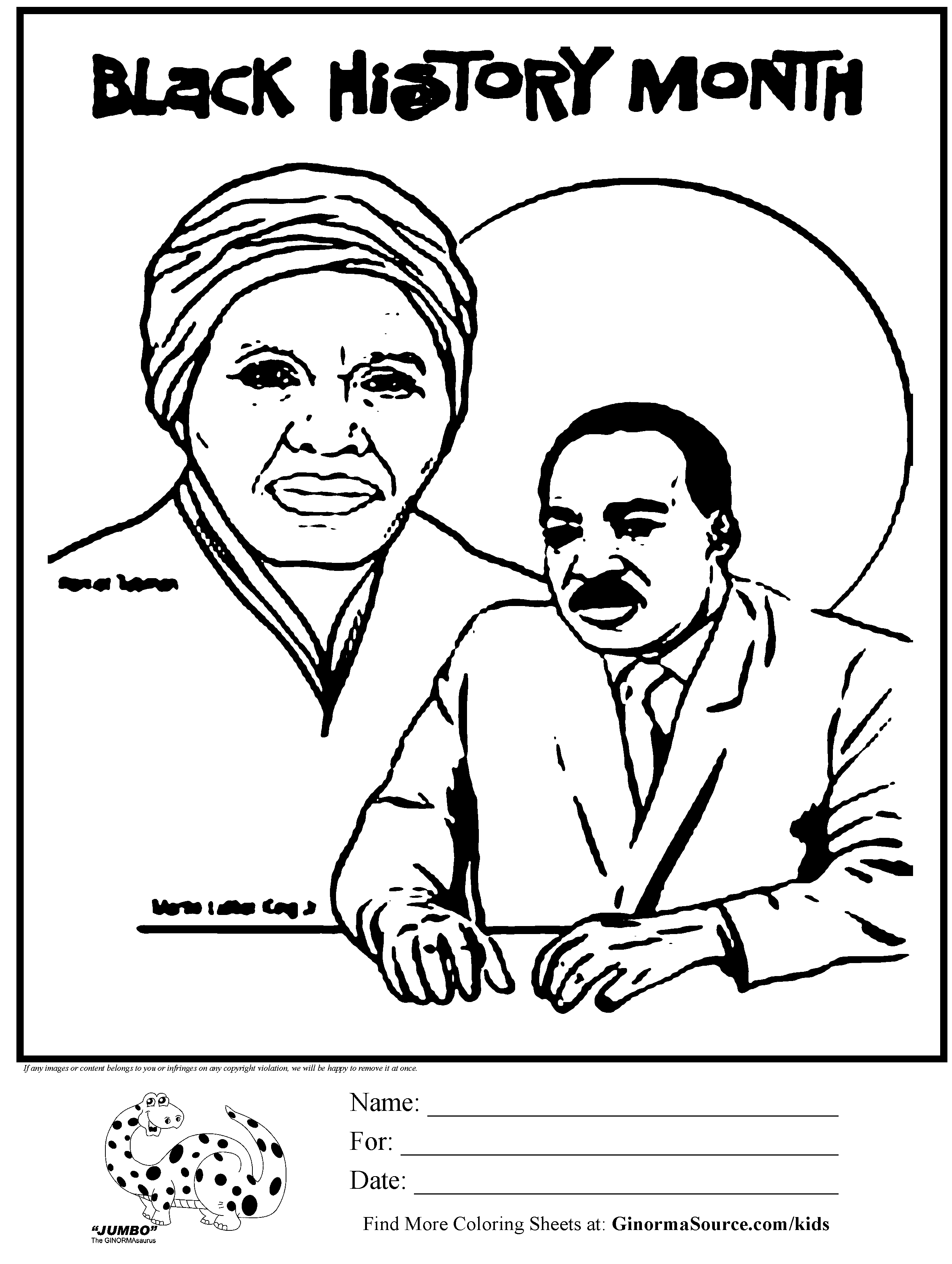 Free Printable Black History Coloring Pages