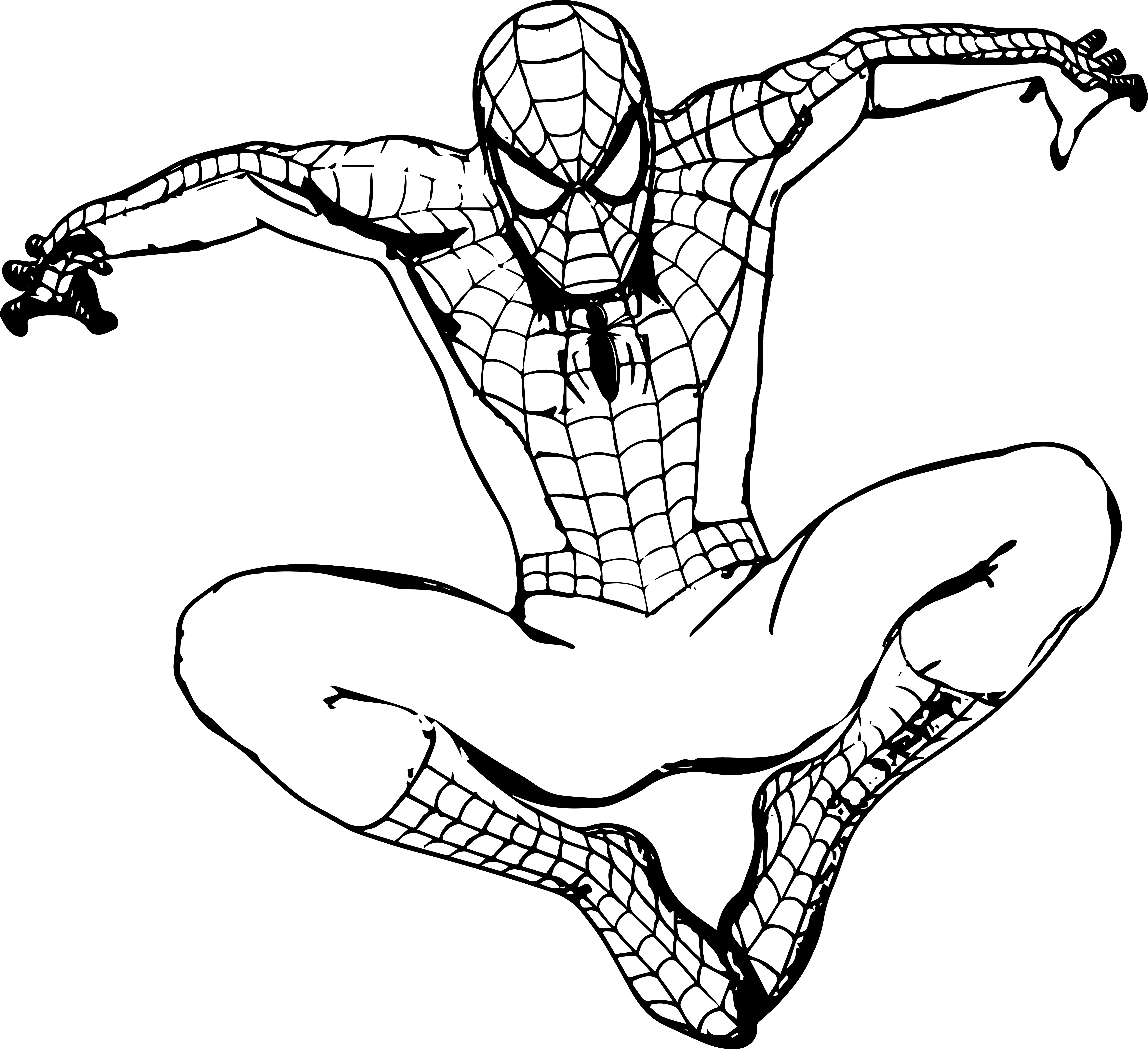 Black Spiderman Coloring Pages at GetColorings.com | Free ...