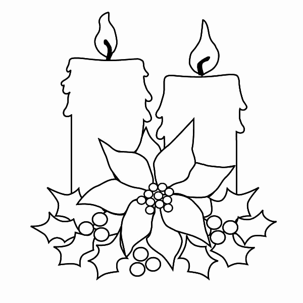 blank christmas tree coloring page