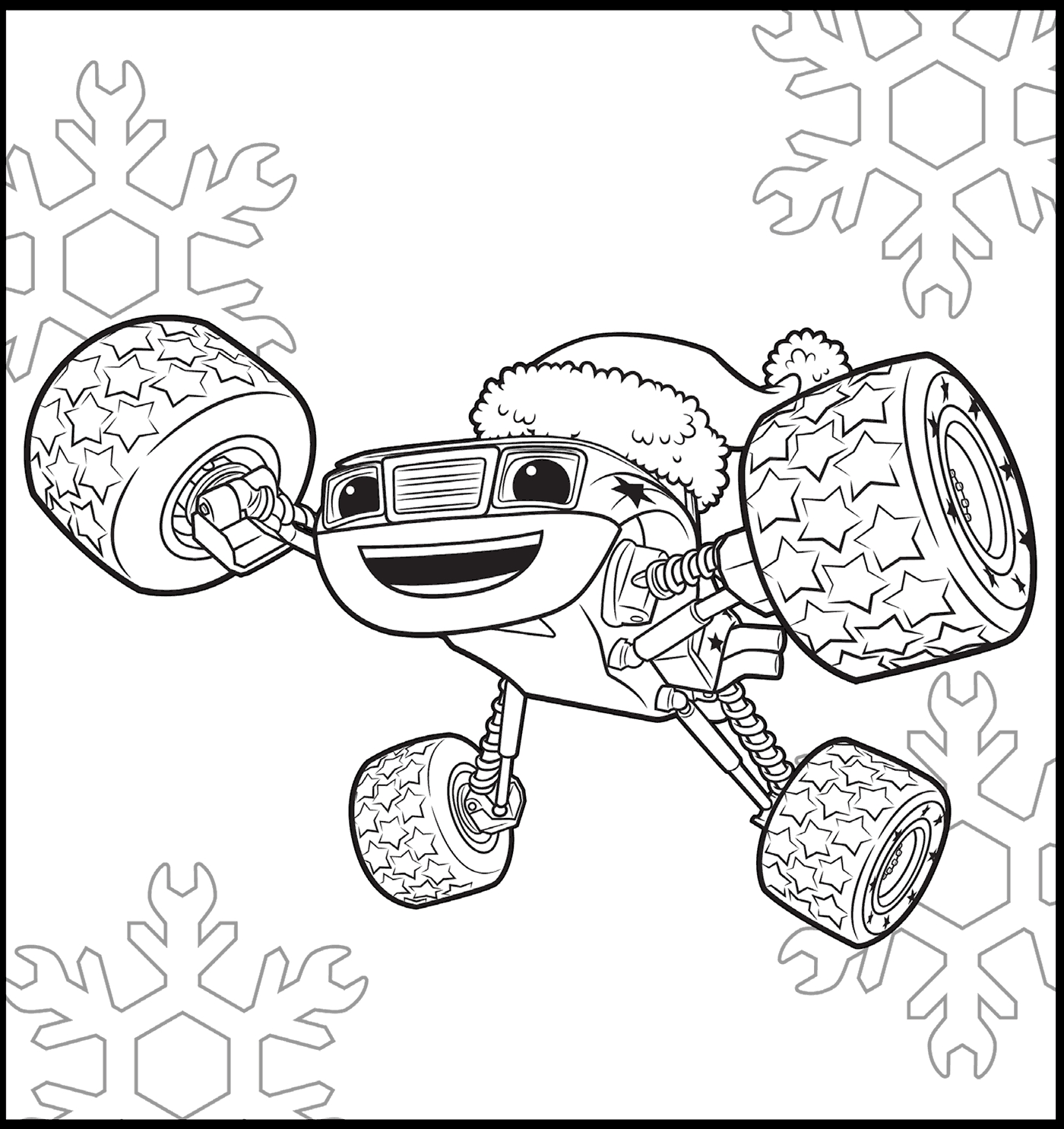 Blaze And The Monster Machines Coloring Pages To Print at GetColorings