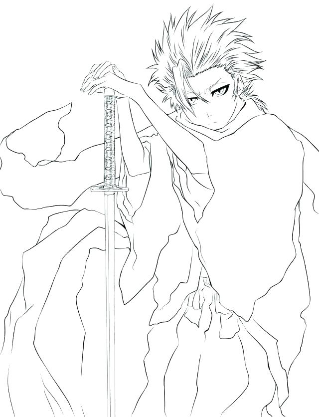 Bleach Anime Coloring Pages at GetColorings.com | Free printable
