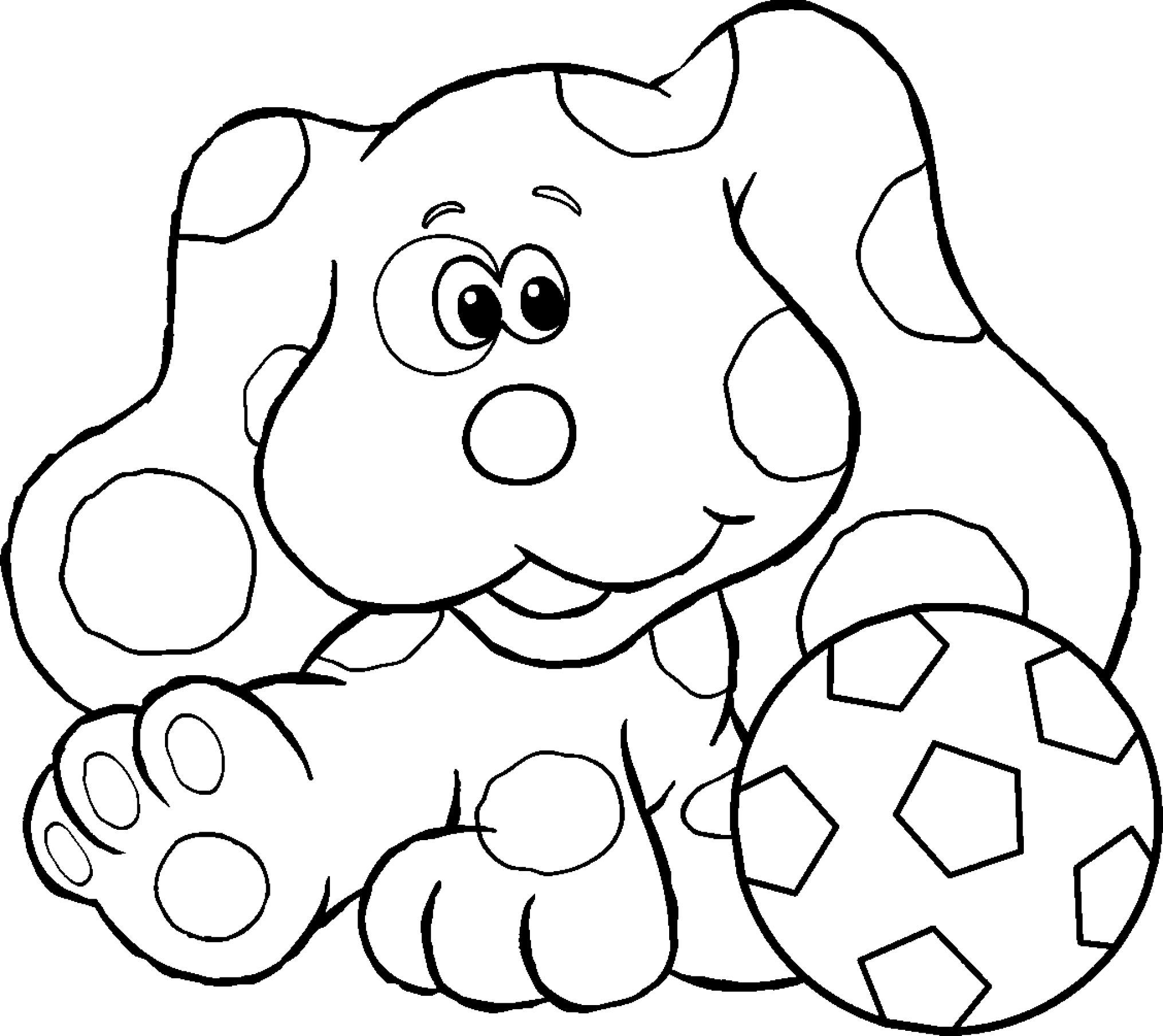 Blues Clues Coloring Pages To Print at GetColorings.com ...