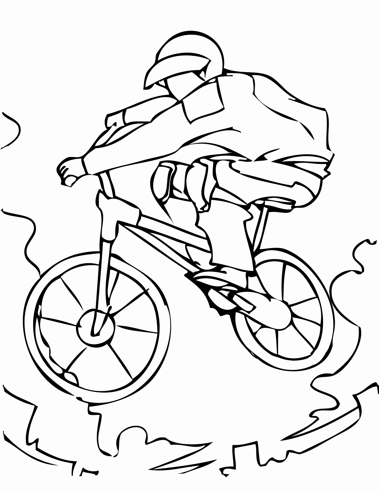 Bmx Bike Coloring Page at GetColorings.com | Free printable colorings