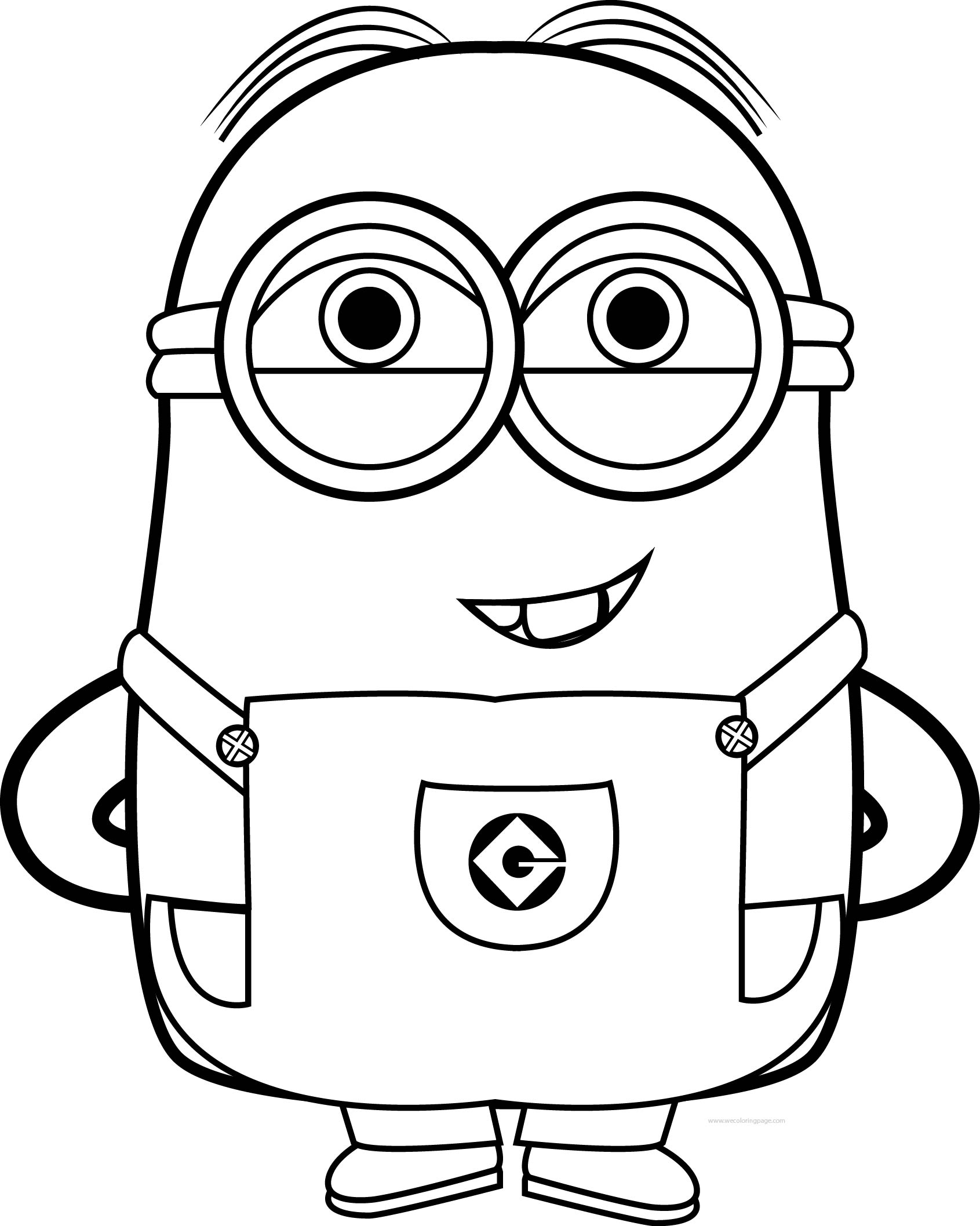 Minion Colouring Pages Printable