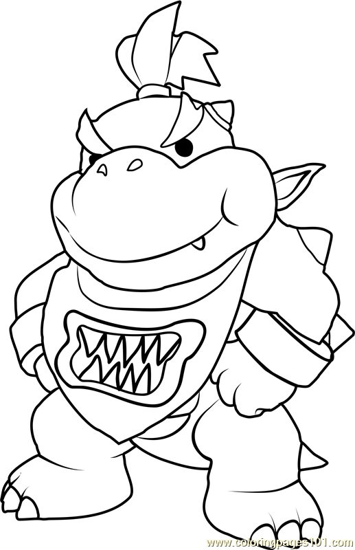 Bowser Jr Coloring Pages At GetColorings Free Printable Colorings 