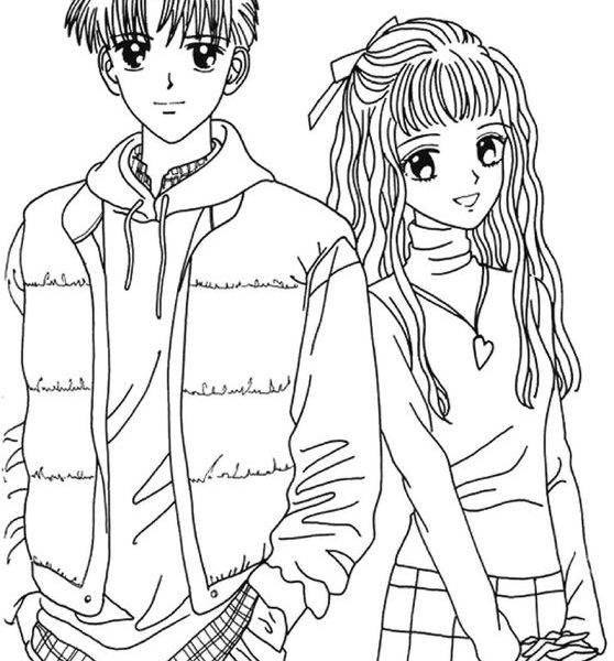 Boy And Girl Coloring Pages at GetColorings.com   Free ...