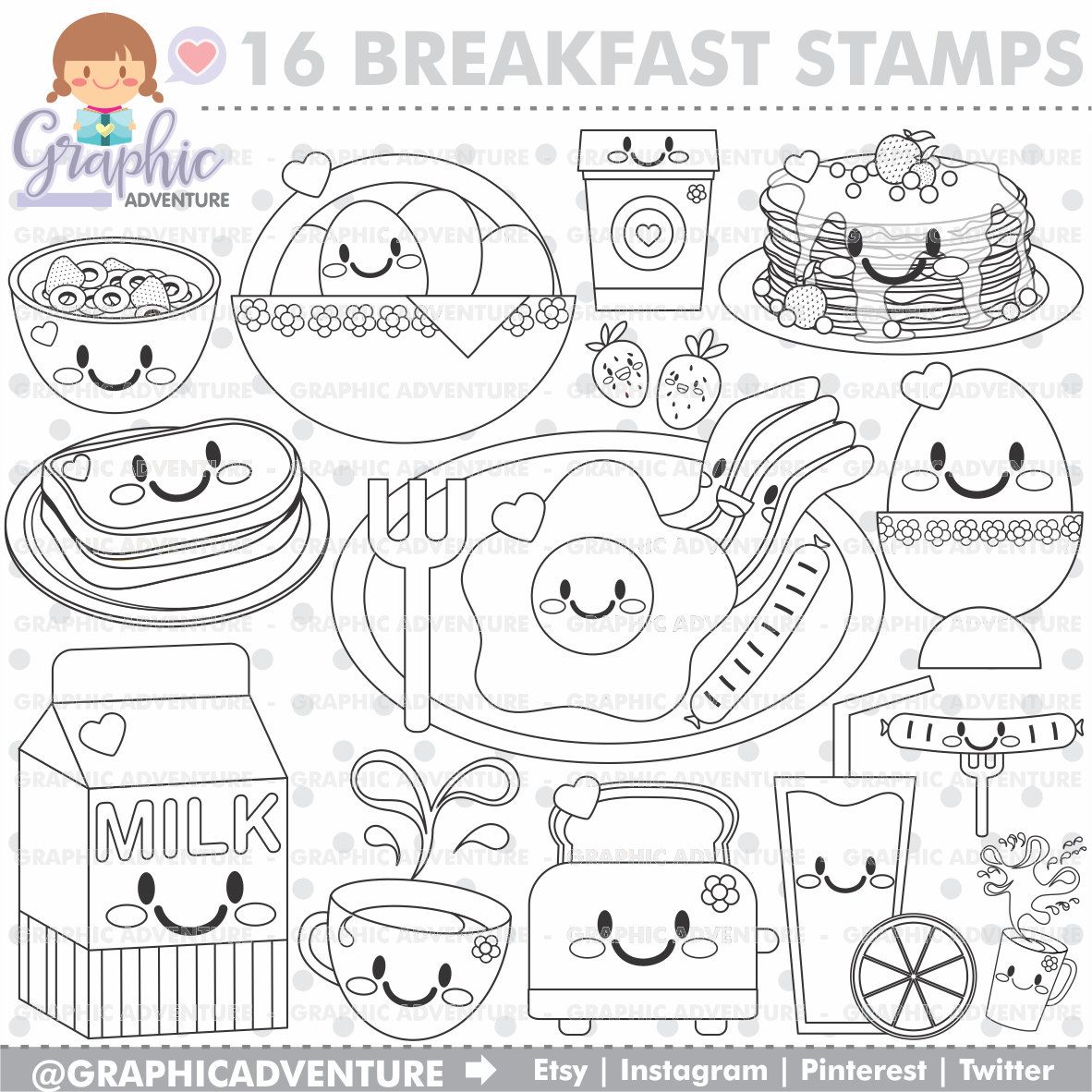 Breakfast Coloring Pages at GetColorings.com | Free printable colorings