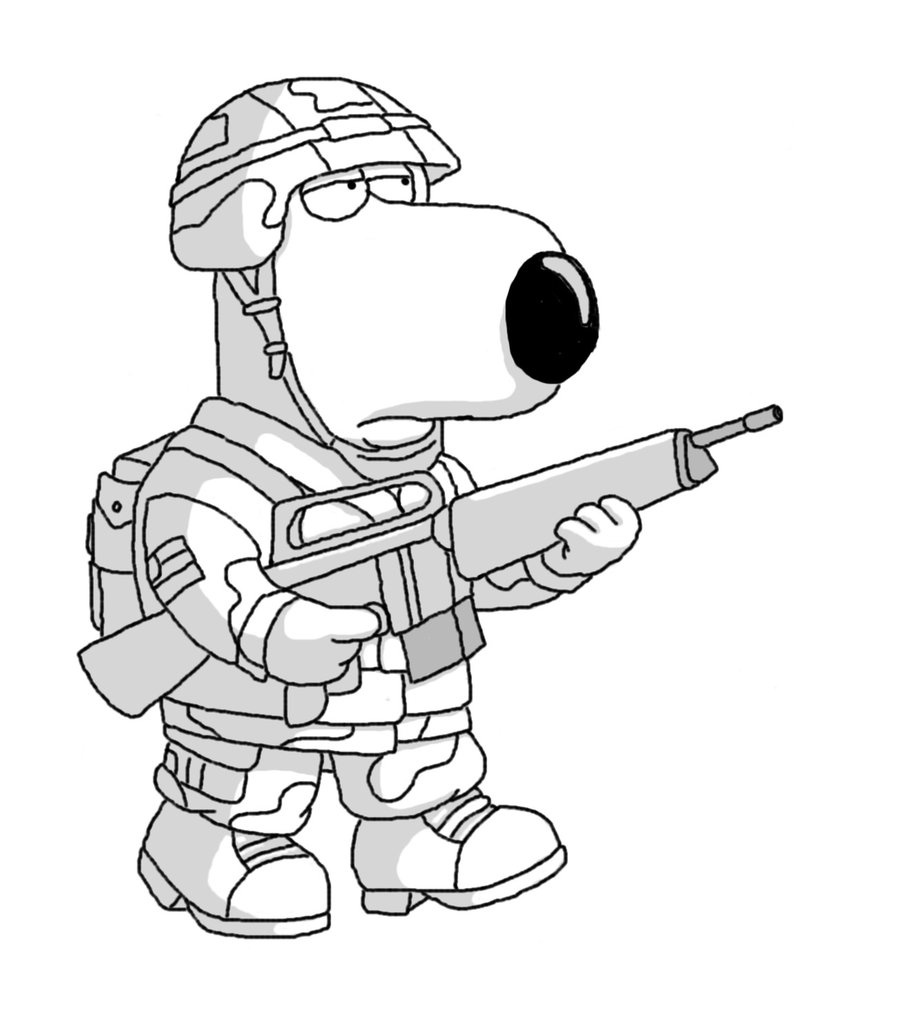 Brian Griffin Coloring Pages at GetColorings.com | Free printable
