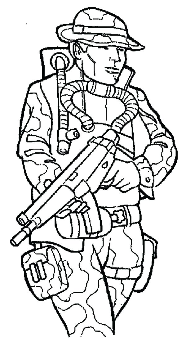 British Soldier Coloring Pages at Free