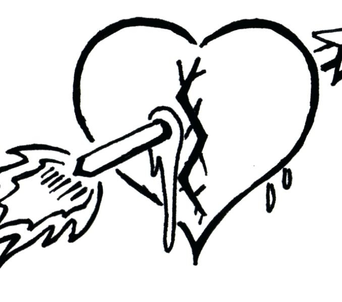 43+ great photograph Broken Heart Coloring Pages To Print / Broken
