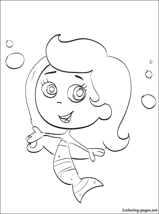 Bubble Guppies Molly Coloring Pages At Getcolorings.com 