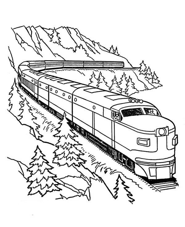 Bullet Train Coloring Page At Getcoloringscom Free Csx Train Coloring 