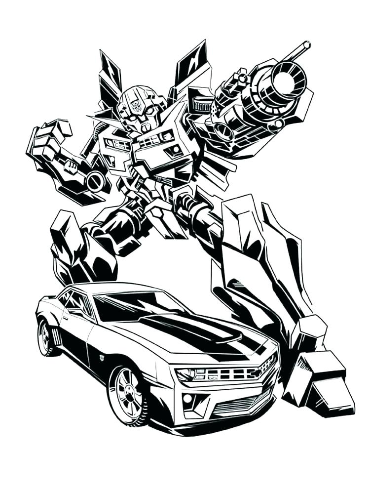 Bumblebee Transformer Coloring Page at GetColorings.com ...