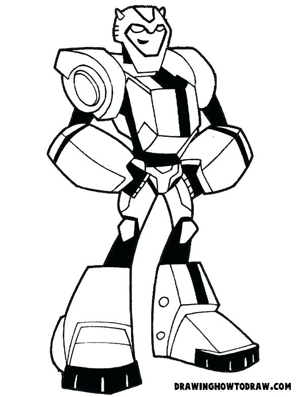 Bumblebee Transformer Coloring Page at Free