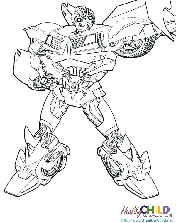 Bumblebee Transformer Coloring Page at GetColorings.com ...